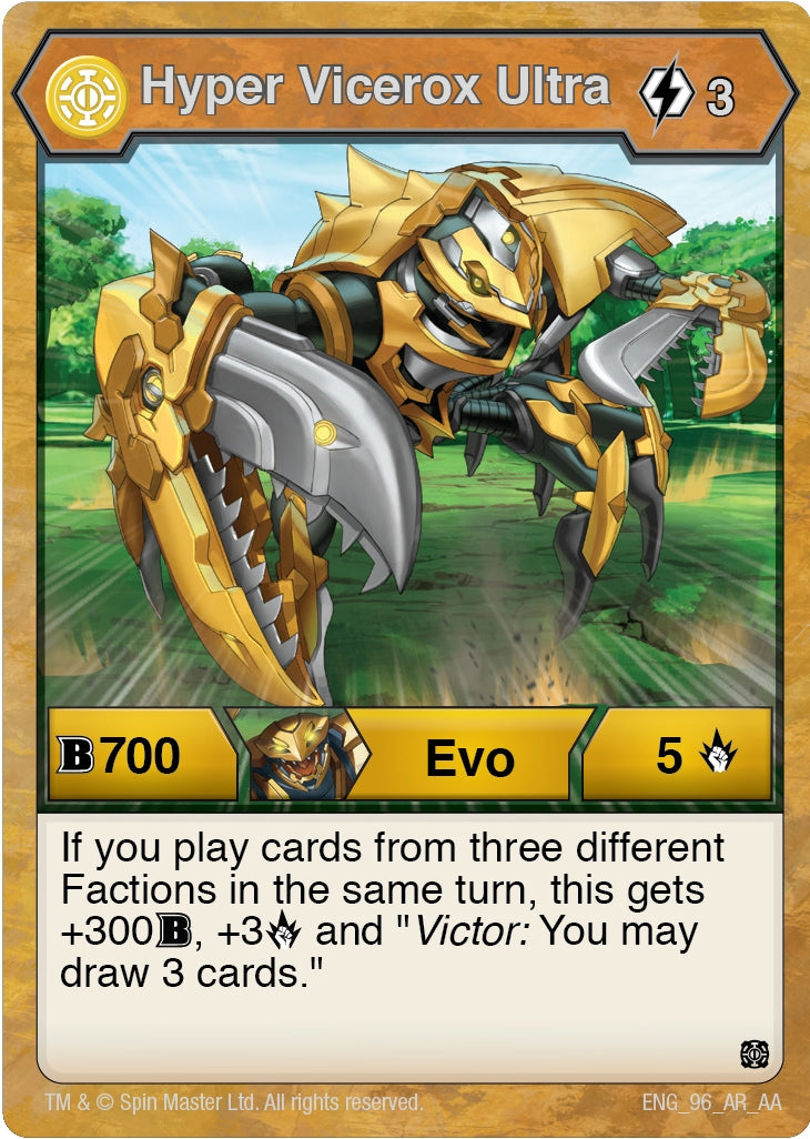Image for Hyper Vicerox Ultra (96) (Age of Aurelus) - Bakugan TCG