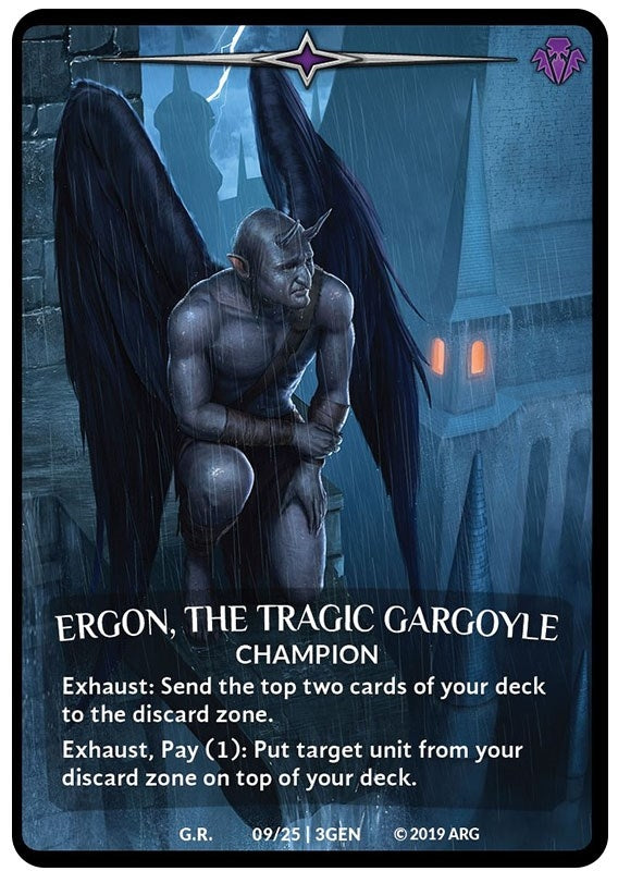 Image for Ergon, the Tragic Gargoyle (9/25 | 3GEN) (Expansion Pack 1: Generations) - Argent Saga TCG