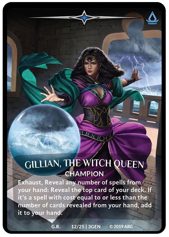Image for Gillian, the Witch Queen (12/25 | 3GEN) (Expansion Pack 1: Generations) - Argent Saga TCG