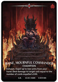 Image for Raine, Mournful Commander (21/25 | 3GEN) (Expansion Pack 1: Generations) - Argent Saga TCG