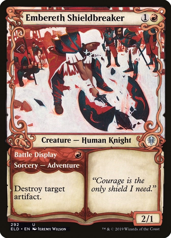 Image for Embereth Shieldbreaker (Showcase) (292) (Throne of Eldraine) - Magic: The Gathering