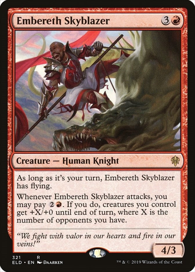 Image for Embereth Skyblazer (321) (Throne of Eldraine) - Magic: The Gathering