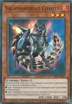 Image for Salamangreat Coyote (RIRA-ENSE1) (RIRA) - YuGiOh