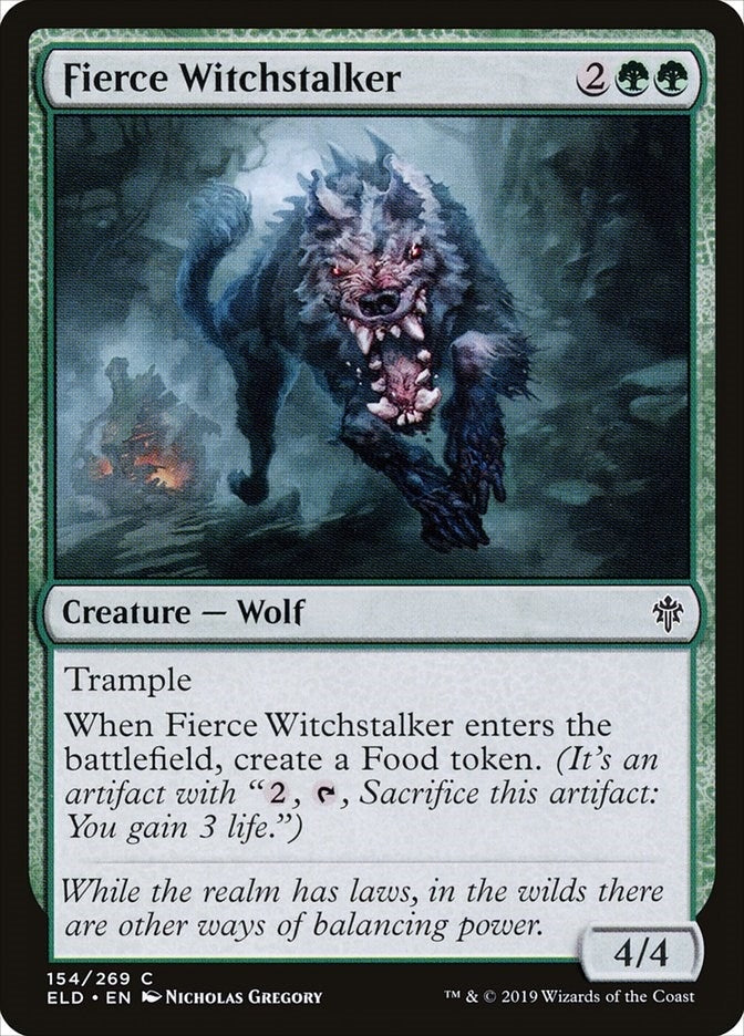 Image for Fierce Witchstalker (154) (Throne of Eldraine) - Magic: The Gathering