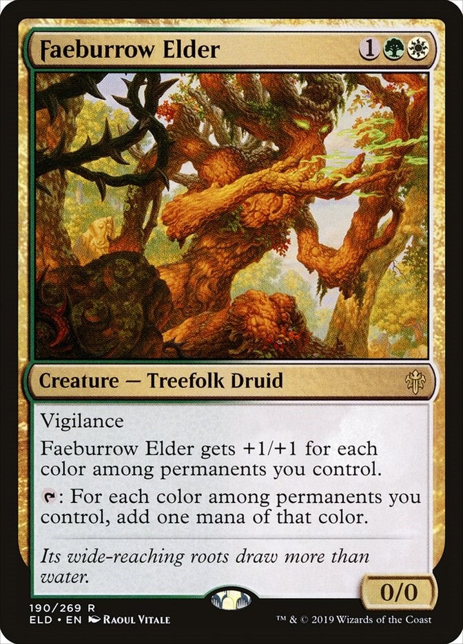 Image for Faeburrow Elder (190) (Throne of Eldraine) - Magic: The Gathering