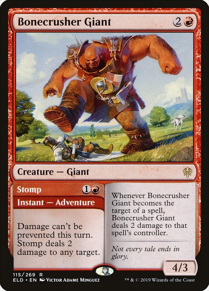Image for Bonecrusher Giant (115) (Throne of Eldraine) - Magic: The Gathering