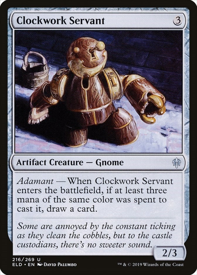 Image for Clockwork Servant (216) (Throne of Eldraine) - Magic: The Gathering