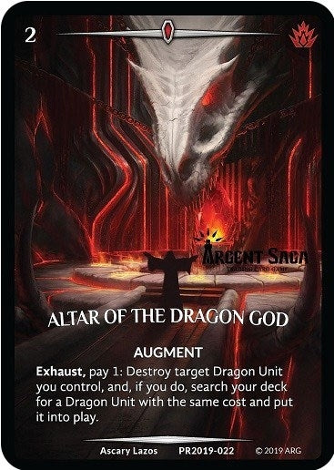 Image for Altar of the Dragon God (Full Art) (Argent Saga Championship - Stamped) (PR2019-022) (Argent Saga Promos) - Argent Saga TCG