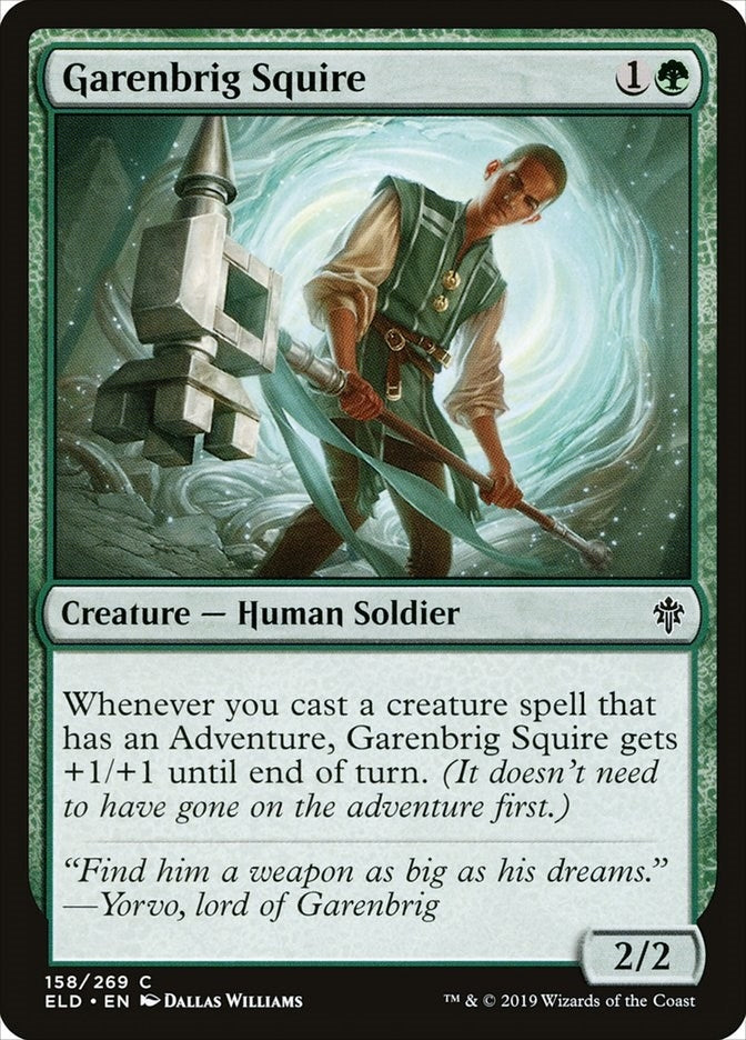 Image for Garenbrig Squire (158) (Throne of Eldraine) - Magic: The Gathering