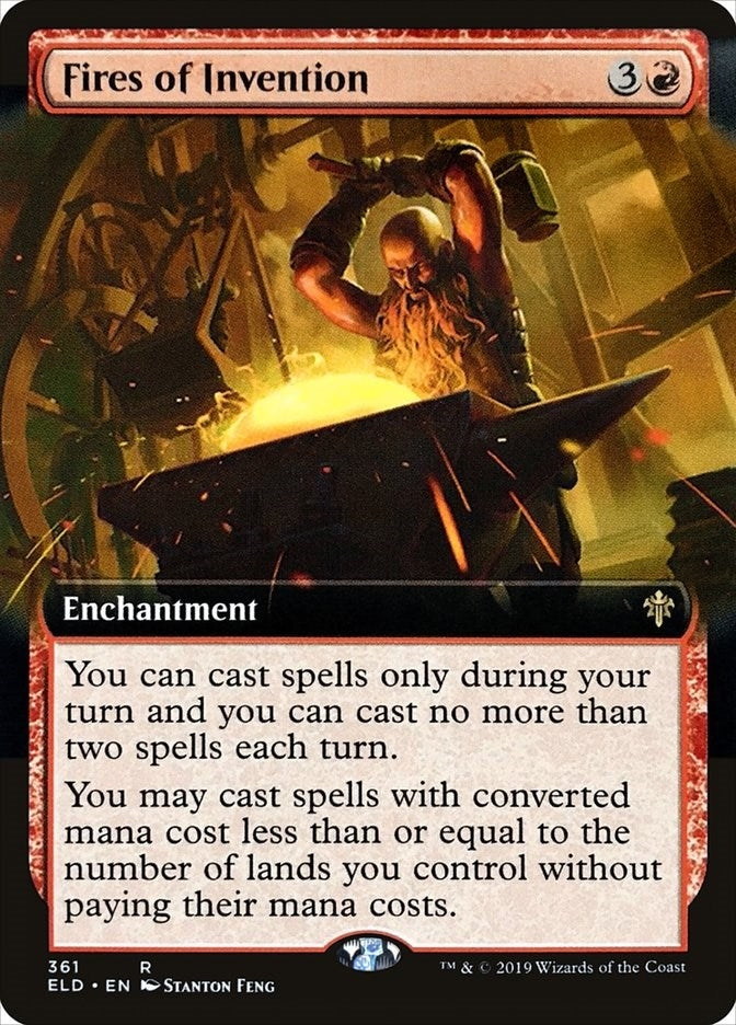 Image for Fires of Invention (Extended Art) (361) (Throne of Eldraine) - Magic: The Gathering