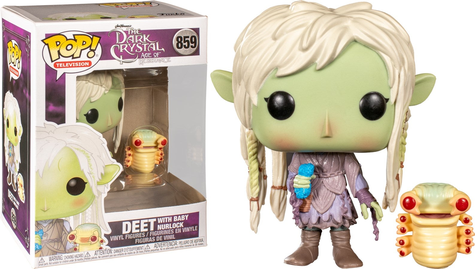 Image for The Dark Crystal - Age of Resistance: Deet with Baby Nurlock - Funko