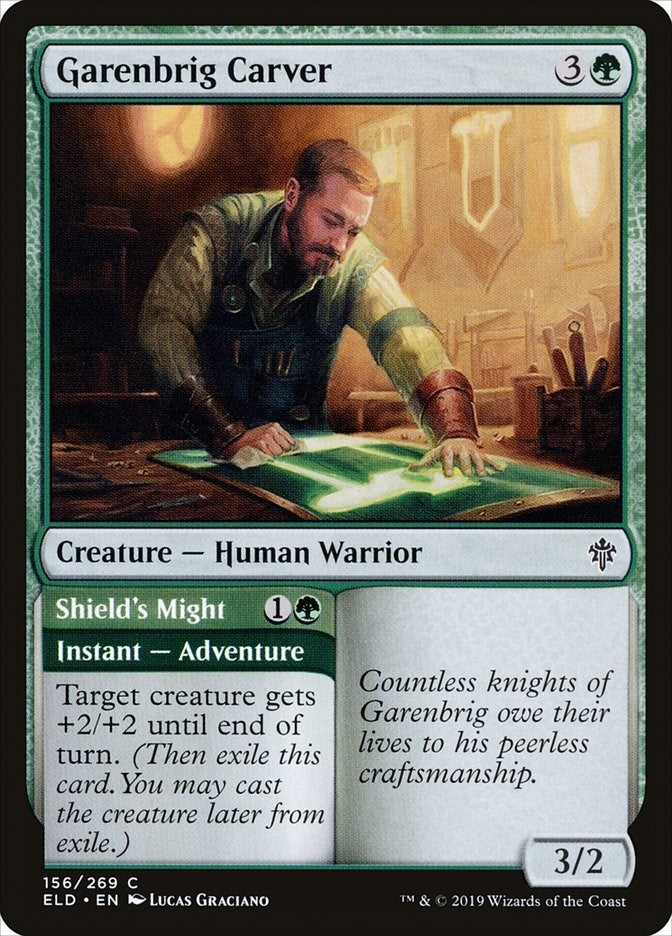 Image for Garenbrig Carver (156) (Throne of Eldraine) - Magic: The Gathering