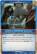 Image for Serena, Witch of Sealing (6/25 | 4GNS) (Expansion Pack 2: Genesis) - Argent Saga TCG