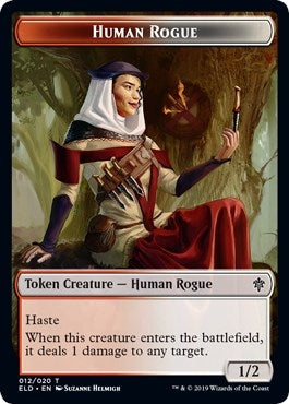 Image for Human Rogue Token (12) (Throne of Eldraine) - Magic: The Gathering