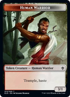 Image for Human Warrior Token (13) (Throne of Eldraine) - Magic: The Gathering