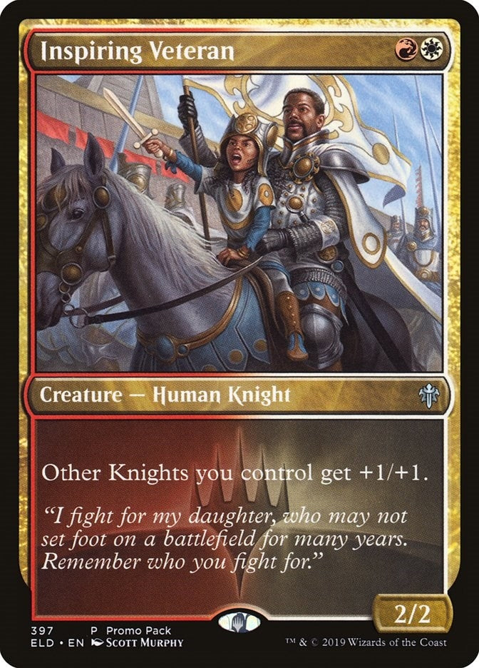 Image for Inspiring Veteran (397) (Throne of Eldraine) - Magic: The Gathering