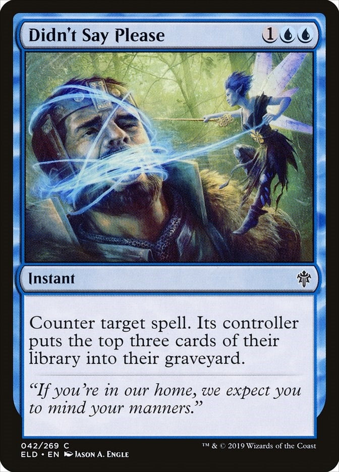 Image for Didn't Say Please (42) (Throne of Eldraine) - Magic: The Gathering