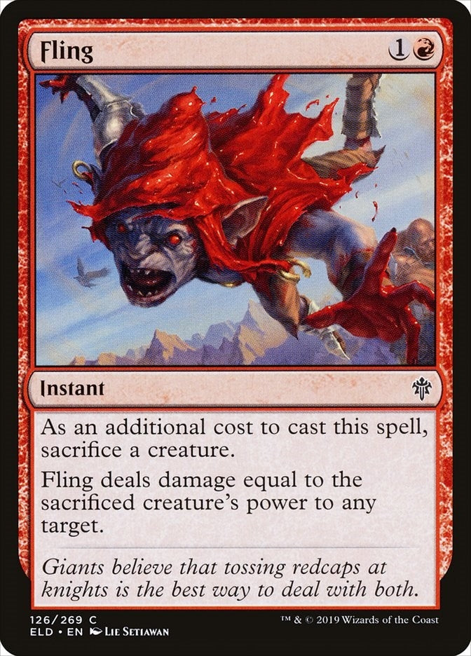 Image for Fling (126) (Throne of Eldraine) - Magic: The Gathering