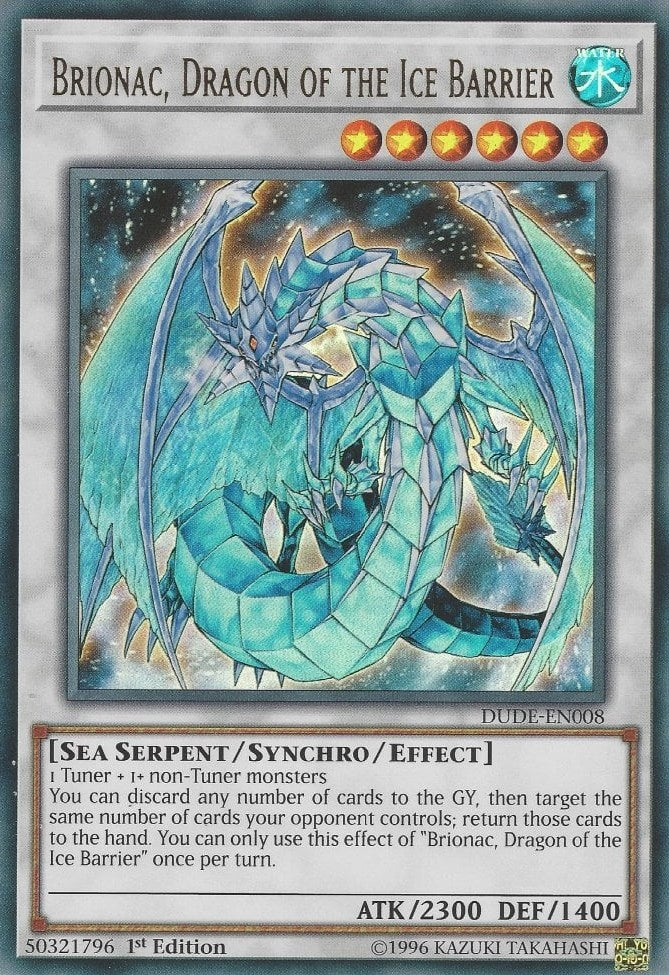 Image for Brionac, Dragon of the Ice Barrier (DUDE-EN008) (DUDE) - YuGiOh