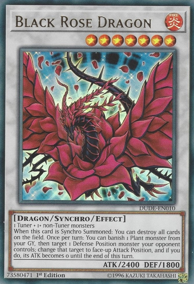 Image for Black Rose Dragon (DUDE-EN010) (DUDE) - YuGiOh
