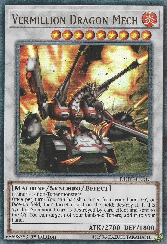 Image for Vermillion Dragon Mech (DUDE-EN015) (DUDE) - YuGiOh