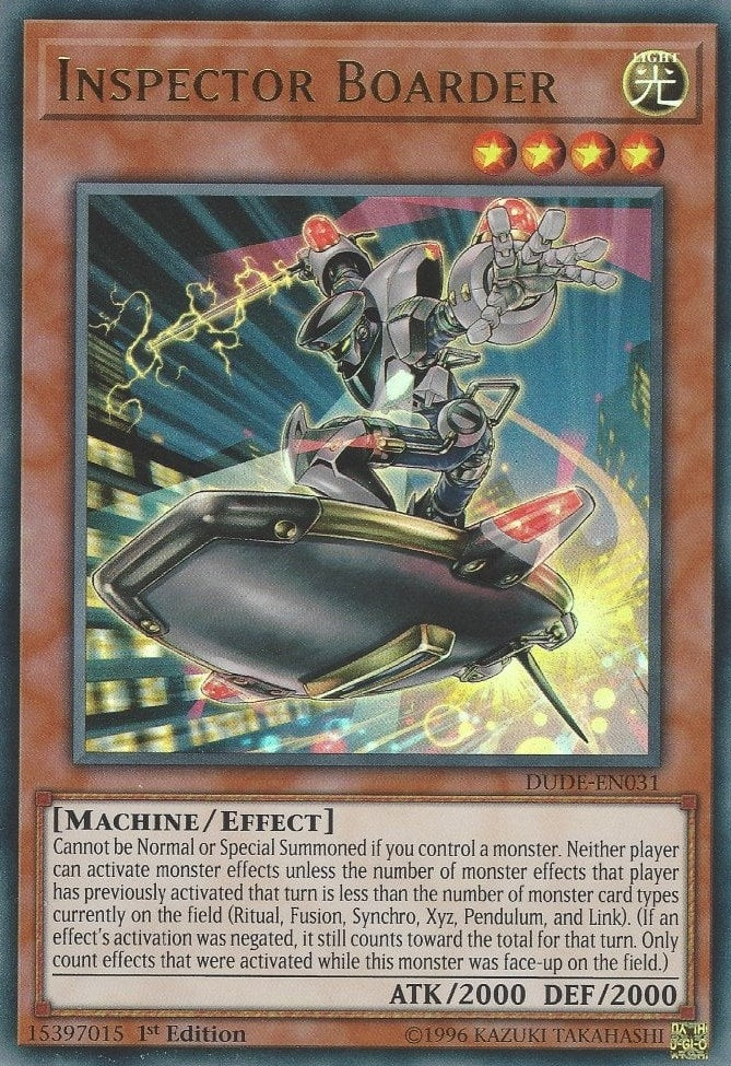 Image for Inspector Boarder (DUDE-EN031) (DUDE) - YuGiOh