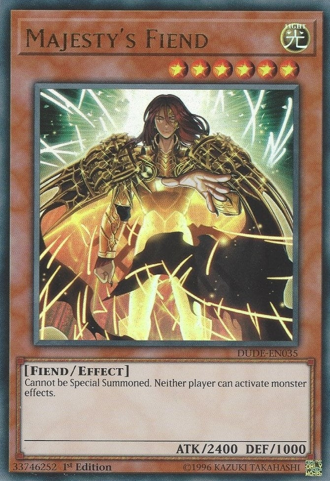 Image for Majesty's Fiend (DUDE-EN035) (DUDE) - YuGiOh