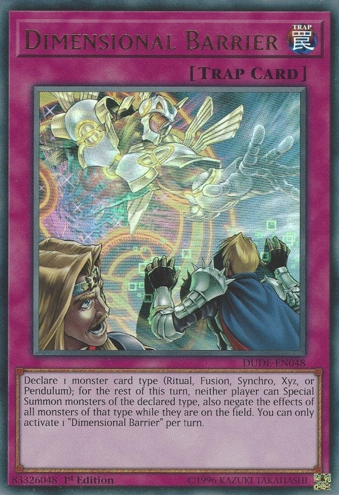 Image for Dimensional Barrier (DUDE-EN048) (DUDE) - YuGiOh
