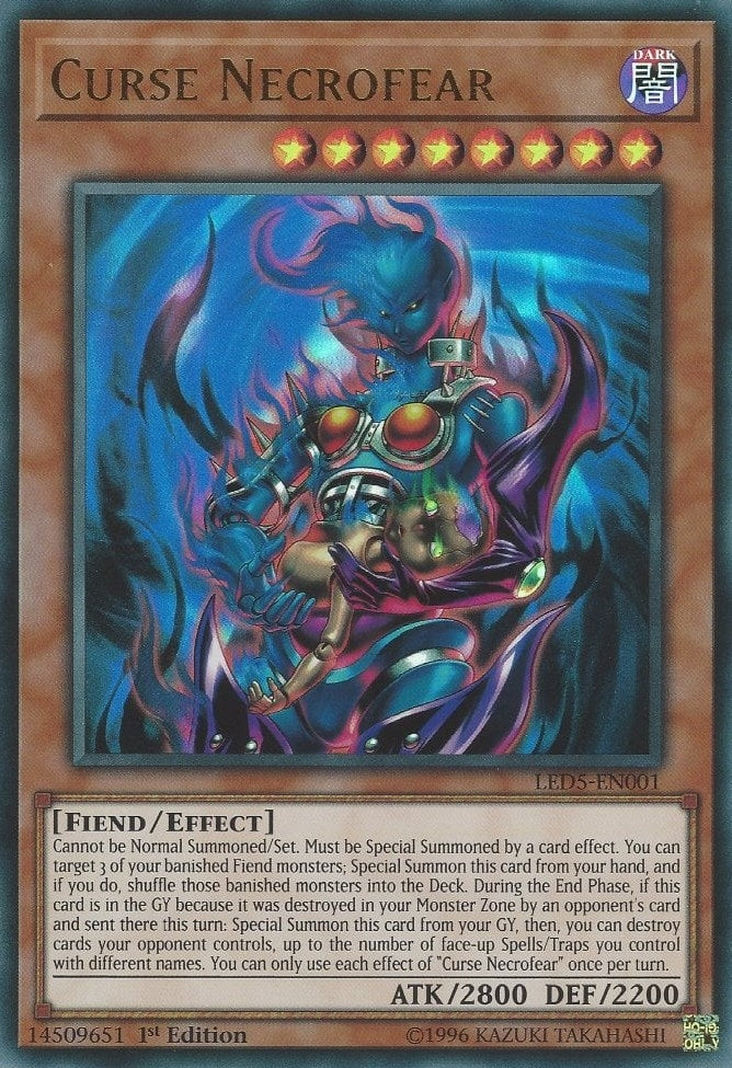 Image for Curse Necrofear (LED5-EN001) (LED5) - YuGiOh