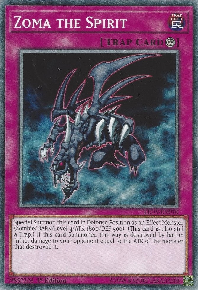 Image for Zoma the Spirit (LED5-EN010) (LED5) - YuGiOh
