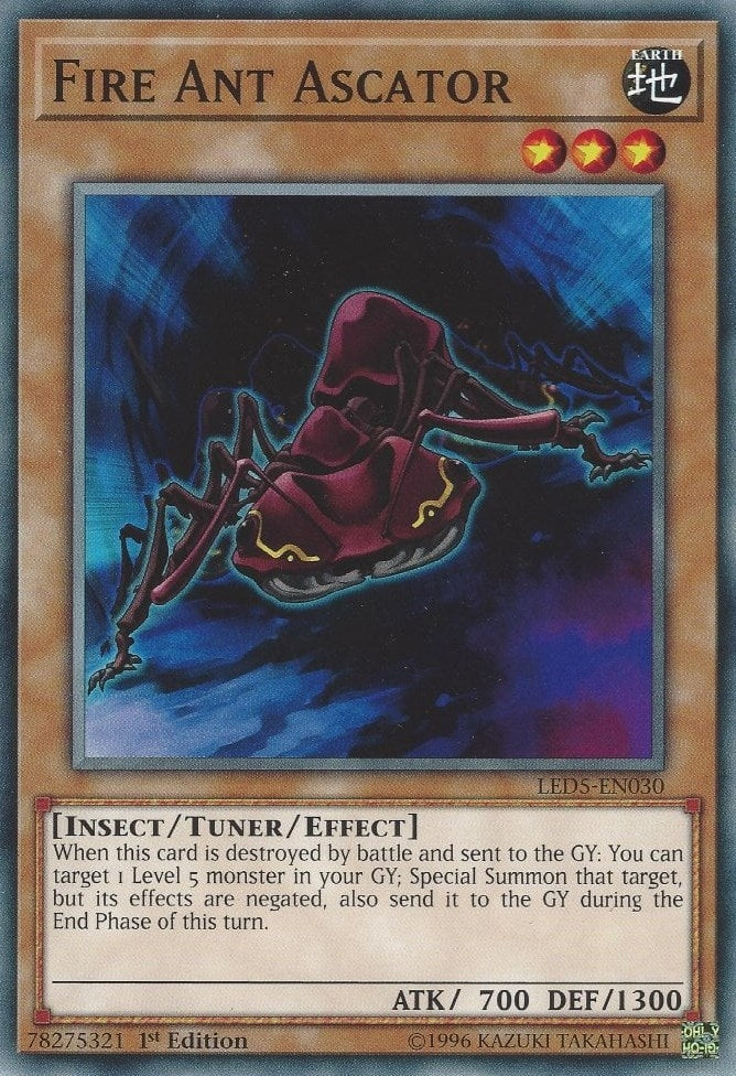 Image for Fire Ant Ascator (LED5-EN030) (LED5) - YuGiOh