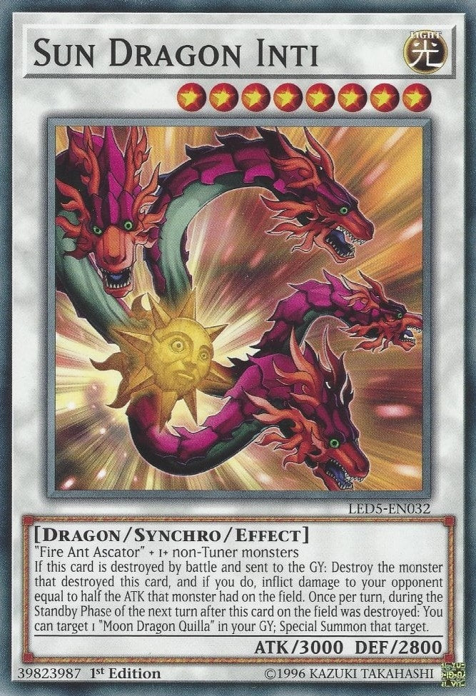 Image for Sun Dragon Inti (LED5-EN032) (LED5) - YuGiOh