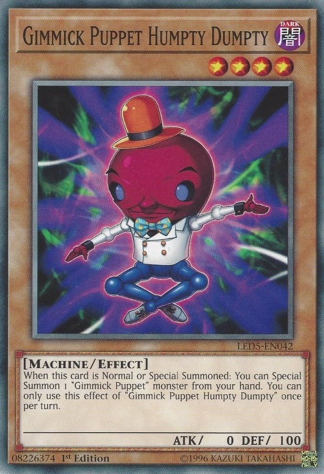 Image for Gimmick Puppet Humpty Dumpty (LED5-EN042) (LED5) - YuGiOh