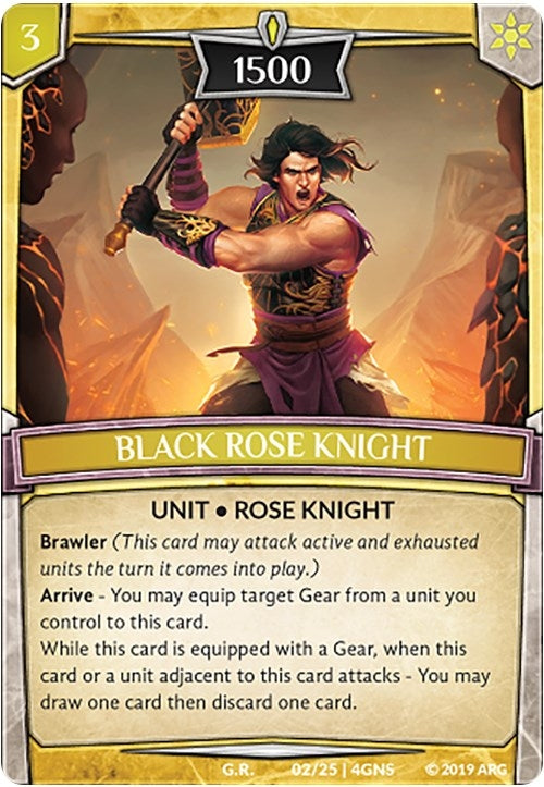 Black Rose Knight (2/25 | 4GNS) (Expansion Pack 2: Genesis)