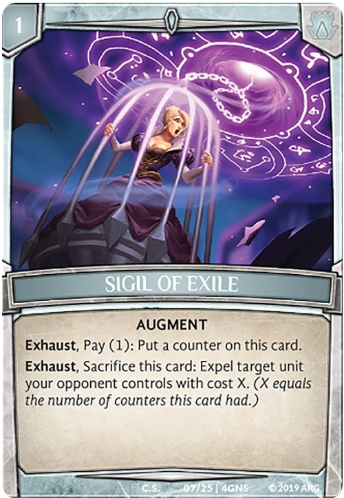 Image for Sigil of Exile (7/25 | 4GNS) (Expansion Pack 2: Genesis) - Argent Saga TCG