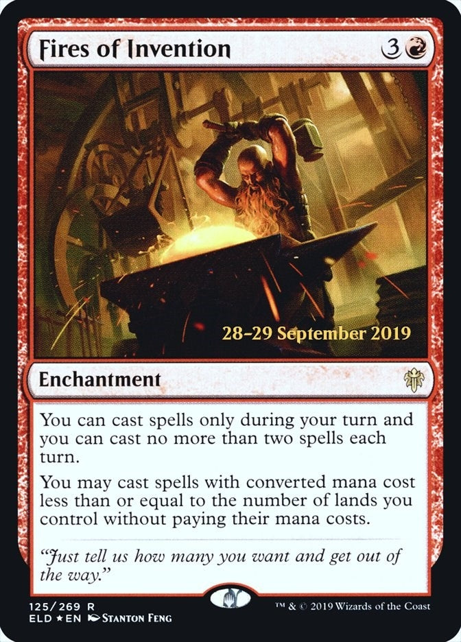 Image for Fires of Invention (125) (Prerelease Cards) - Magic: The Gathering