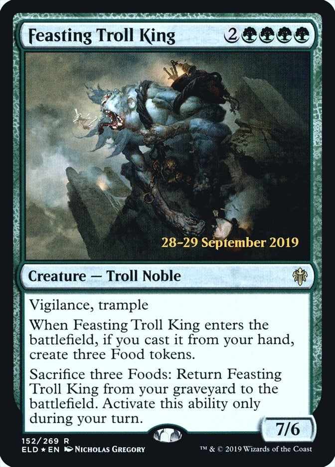 Image for Feasting Troll King (152) (Prerelease Cards) - Magic: The Gathering