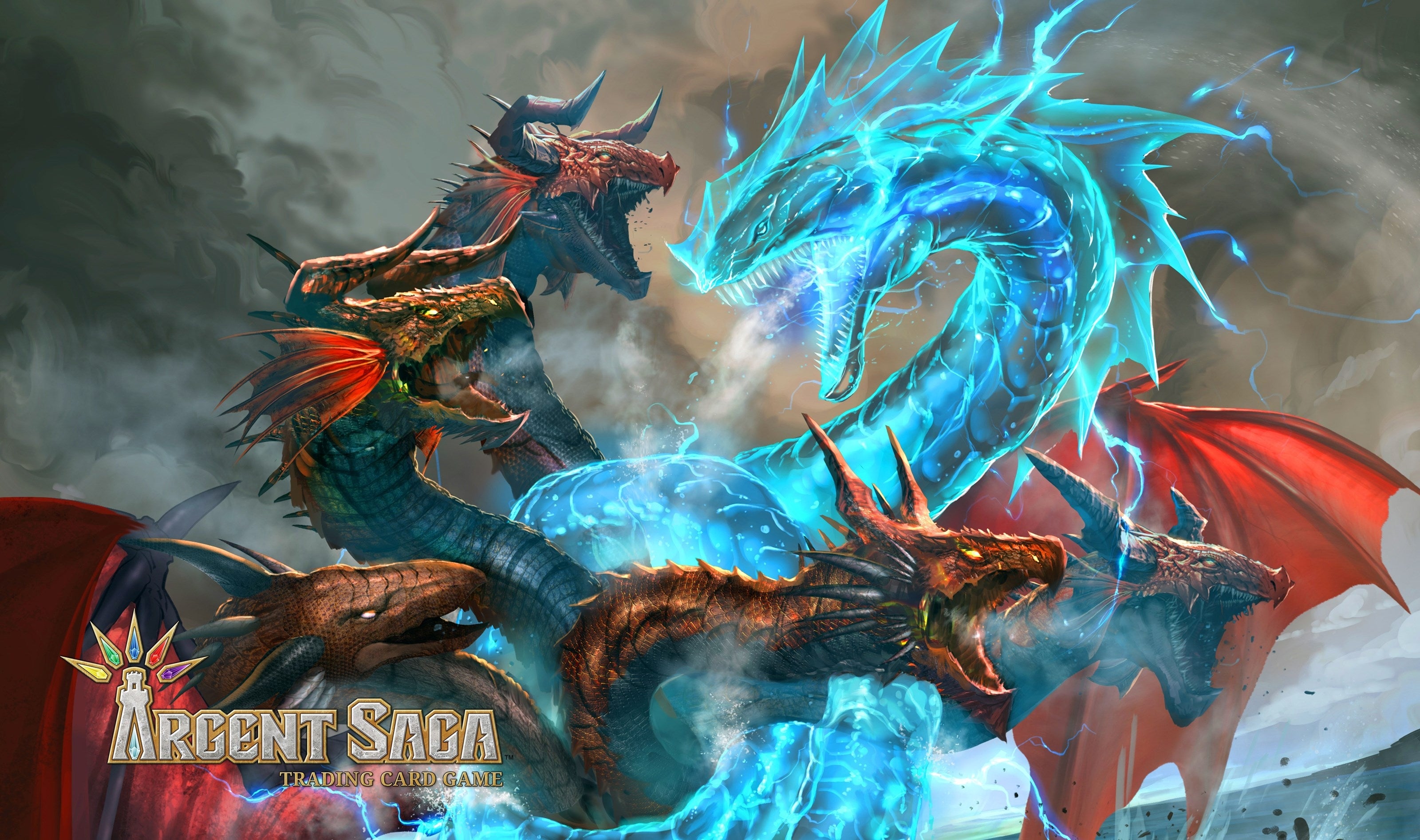 Image for Argent Saga TCG Rubber Playmat - Leviathan Zones - Playmats