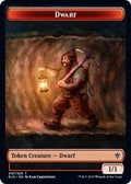 Image for Dwarf // Food (015) Double-Sided Token (7 // 15) (Throne of Eldraine) - Magic: The Gathering