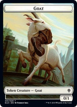 Image for Goat // Food (015) Double-Sided Token (1 // 15) (Throne of Eldraine) - Magic: The Gathering
