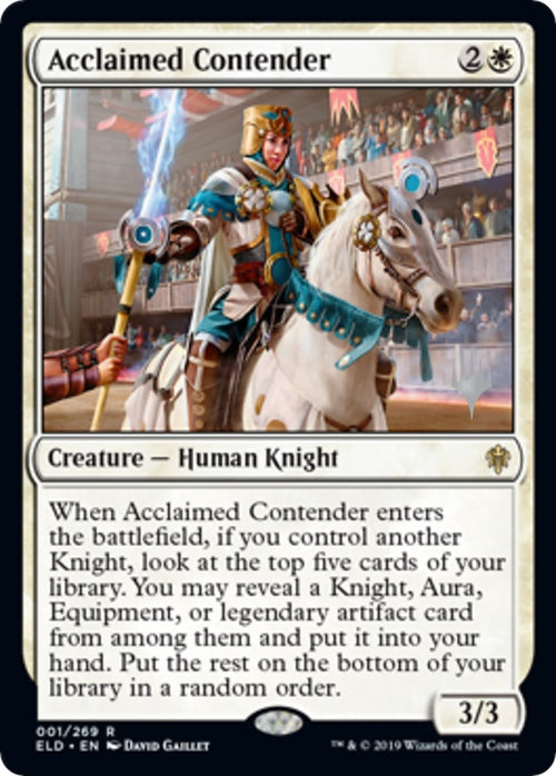 Image for Acclaimed Contender (1) (Throne of Eldraine) - Magic: The Gathering