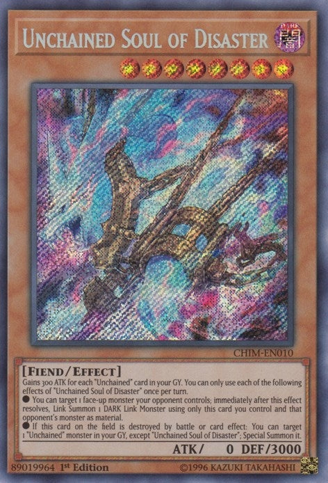 Image for Unchained Soul of Disaster (CHIM-EN010) (CHIM) - YuGiOh