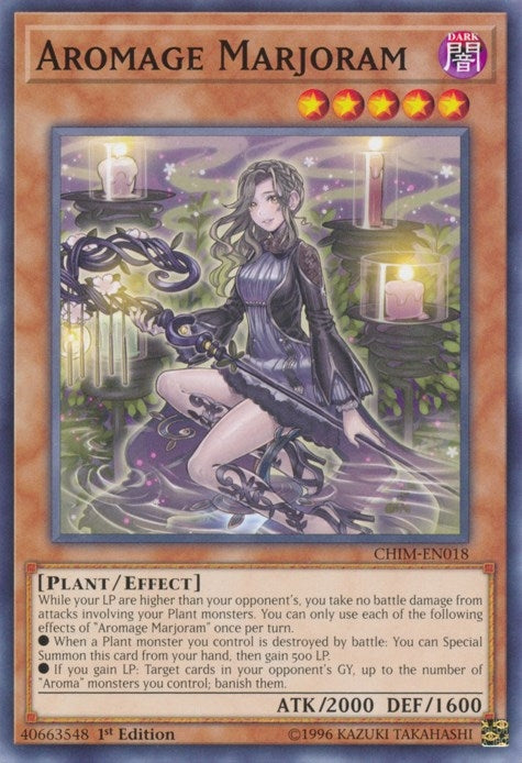 Image for Aromage Marjoram (CHIM-EN018) (CHIM) - YuGiOh