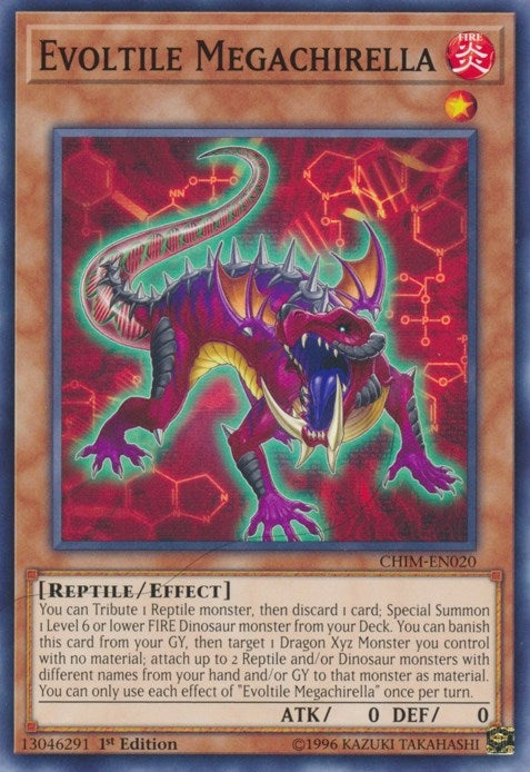 Image for Evoltile Megachirella (CHIM-EN020) (CHIM) - YuGiOh