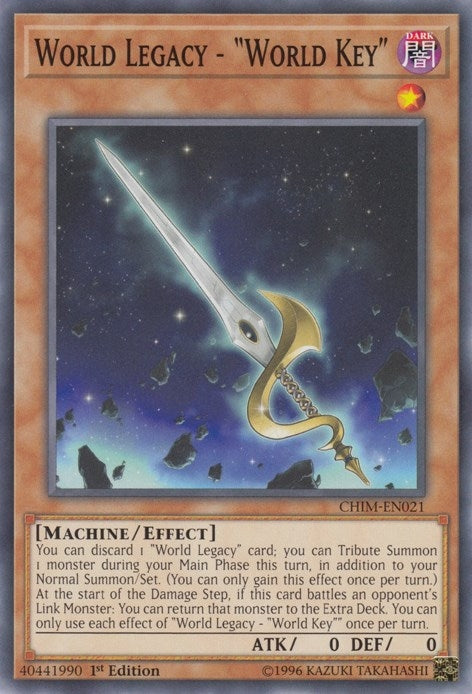 Image for World Legacy - "World Key" (CHIM-EN021) (CHIM) - YuGiOh