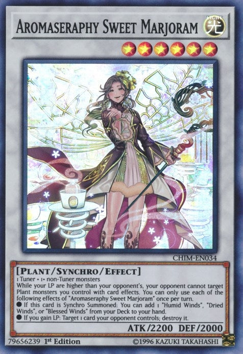 Image for Aromaseraphy Sweet Marjoram (CHIM-EN034) (CHIM) - YuGiOh
