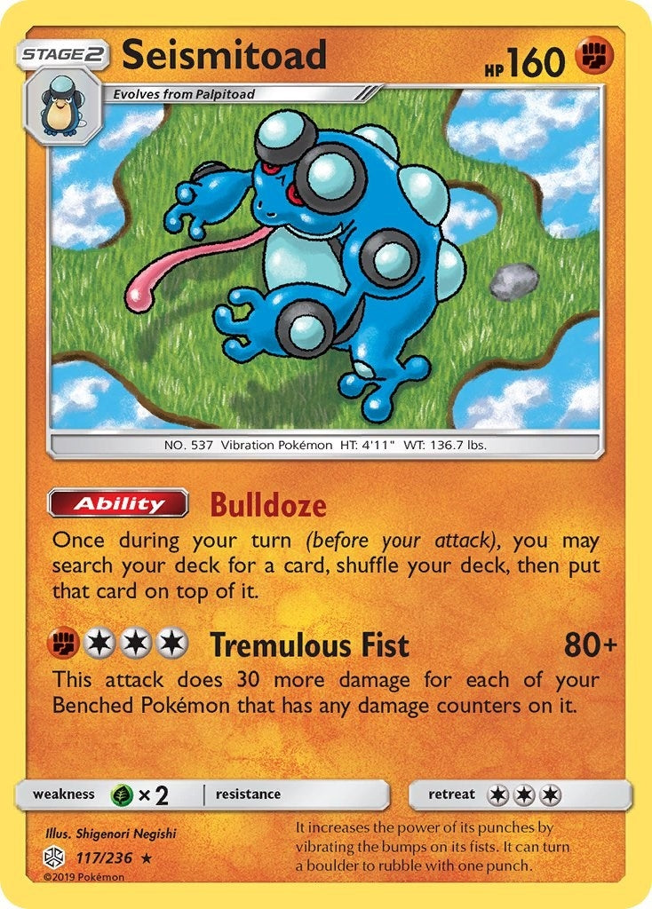 Image for Seismitoad (117/236) (SM12) - Pokemon