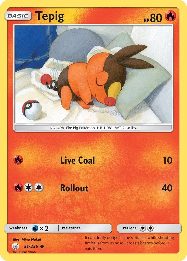 Image for Tepig (31/236) (SM12) - Pokemon