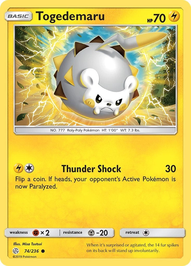 Image for Togedemaru (74/236) (SM12) - Pokemon