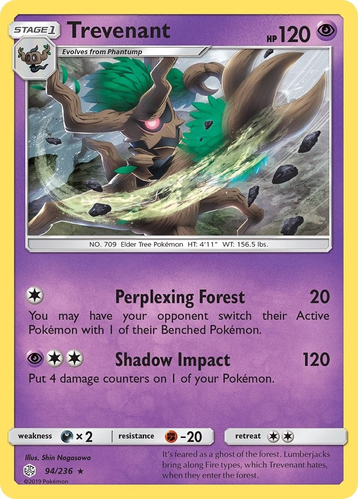 Image for Trevenant (94/236) (SM12) - Pokemon